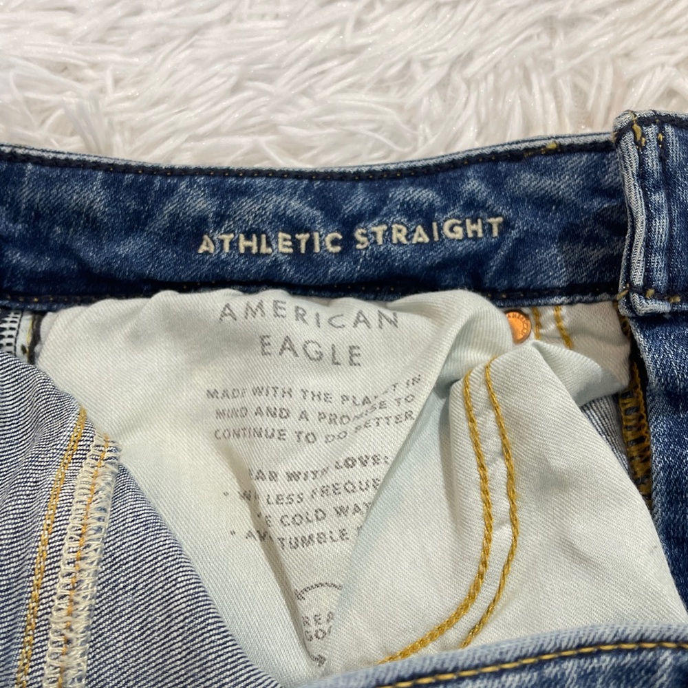 American Eagle Outfitters ATHLETIC STRAIGHT Men's Denim Jeans SIZE 30/32 - Picture 5 of 8
